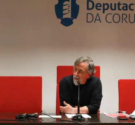 Xurxo Couto, voceiro do BNG en Arteixo.